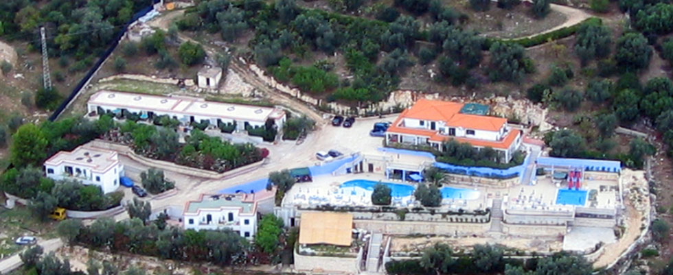 L'area del Residence Il Falco a Vieste vista dall'alto
